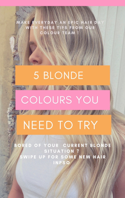 5 blonde hair colours you need to try