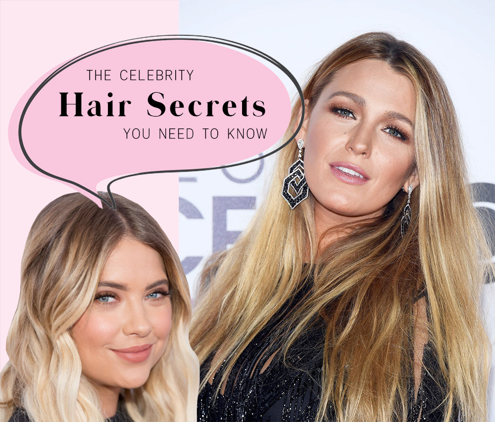 Ashley Benson and Blake Lively sharing celebrity hair secrets