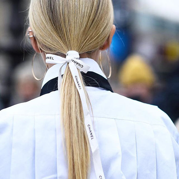 How To Wear A Chanel Ribbon On Your Hair